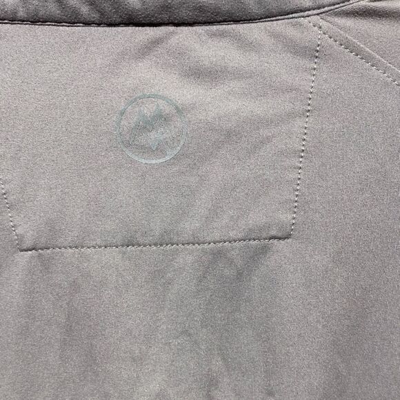 Cloudveil Men's Long-Sleeve Half Zip Stand-Up Collar Gray Shirt - Picture 9 of 10